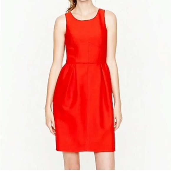 J. Crew Dresses J Crew Red Poppy Allie Fit Flare Dress New Poshmark